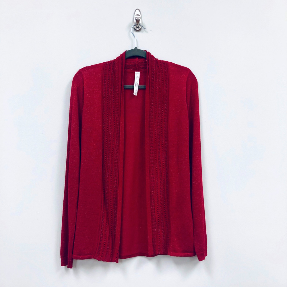 Pina Rossi Red Cardigan